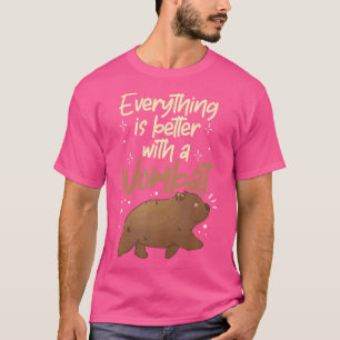 Camiseta Mejor Con Un Marsupial De Australia Wombat