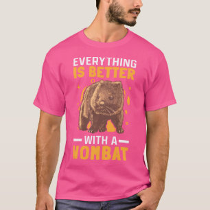 Camiseta Mejor con Wombat Australia Marsupial Wombat