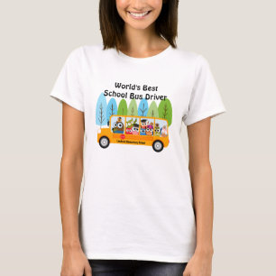 Camiseta Mejor conductor de autobús escolar del mundo de b