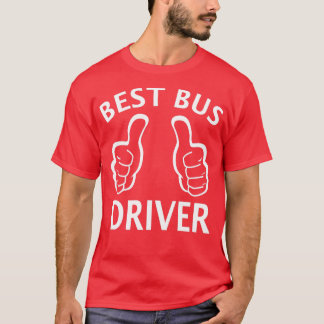 Camiseta Mejor Conductor De Autobús Niños Trailbus Driver