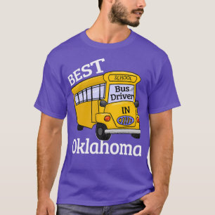 Camiseta Mejor Conductor de Autobuses Escolares de Oklahoma