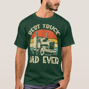 Camiseta Mejor Conductor De Estilo Vinttage De Truck Dad Lo