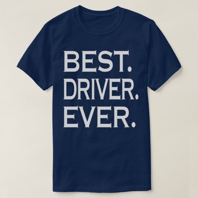 Camiseta Mejor conductor jamás (Diseño del anverso)