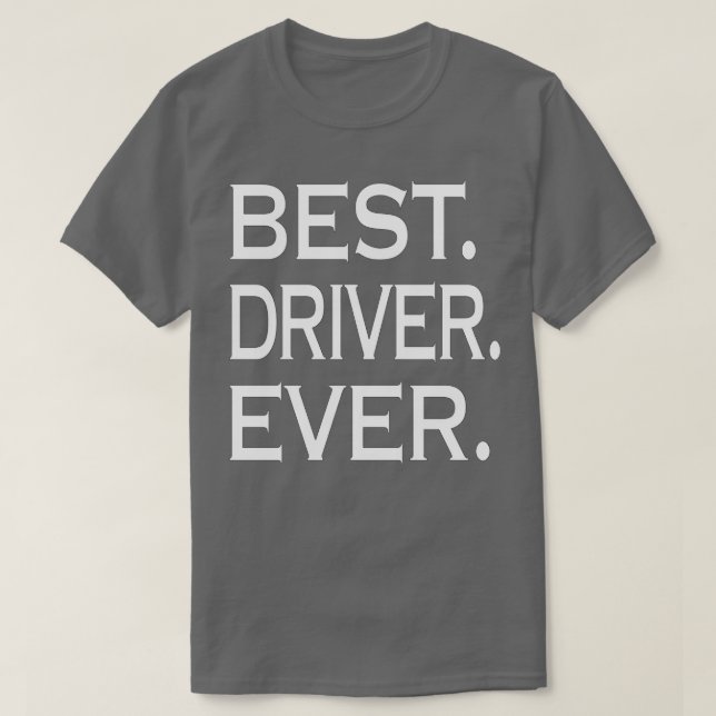 Camiseta Mejor conductor jamás (Diseño del anverso)