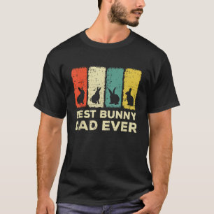Camiseta mejor conejo papá nunca conejo papá conejo conejo