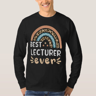 Camiseta Mejor conferencista de la mamá arcoiris leopardo d