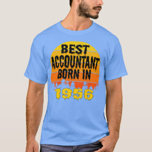 Camiseta Mejor Contable Nacido En La Vintage De Cumpleaños