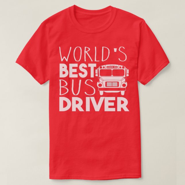 Camiseta Mejor controlador de bus 4 (Diseño del anverso)