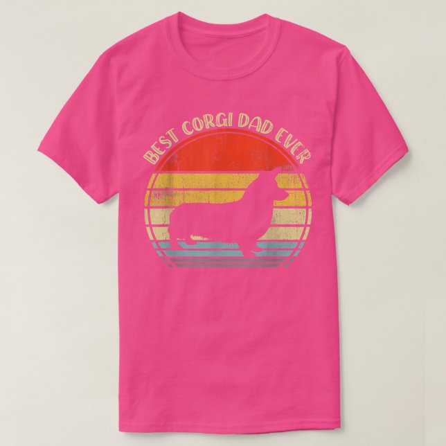 Camiseta Mejor Corgi Dad (Diseño del anverso)