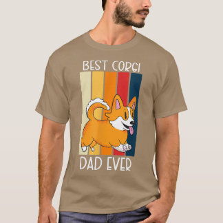 Camiseta Mejor Corgi Dad Ever Corgi Dog Lover