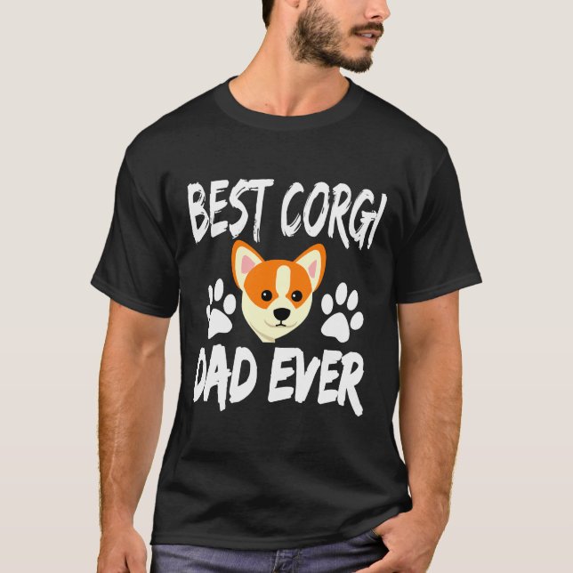 Camiseta Mejor Corgi Dad Nunca 584 (Anverso)