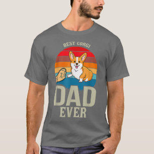 Camiseta Mejor Corgi Dad Siempre Daddy Perro Dueño