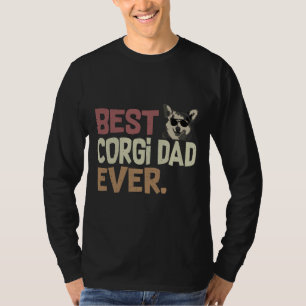 Camiseta Mejor Corgi Dad Siempre Funny Corgi Dueño 1254
