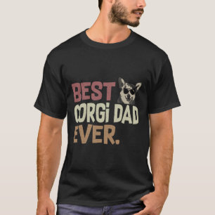 Camiseta Mejor Corgi Dad Siempre Funny Corgi Dueño 1254