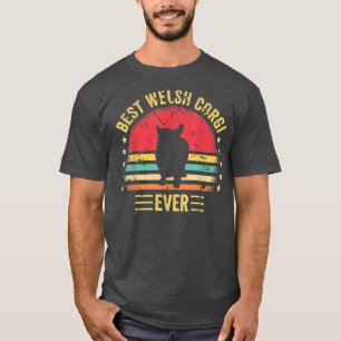 Camiseta Mejor Corgi Galés Siempre Retro Gracioso Perro Cor