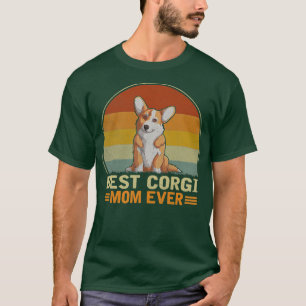 Camiseta Mejor Corgi Perro Corgi Mamá Jamás Retro Vintage C