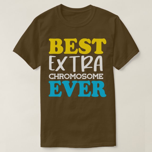 Camiseta Mejor cromosoma extra (Diseño del anverso)