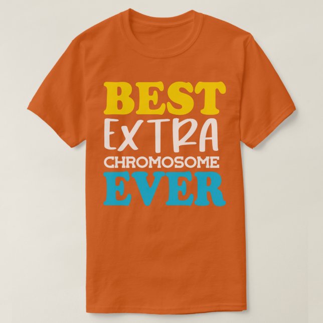 Camiseta Mejor cromosoma extra (Diseño del anverso)