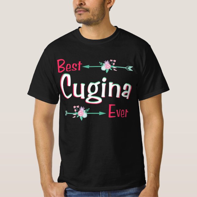 Camiseta Mejor Cugina de la historia del primo italiano Chi (Anverso)