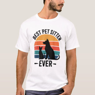Camiseta Mejor Cuidador de Perros Divertido Regalo de Cuida