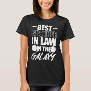 Camiseta Mejor cuñado de la galaxia hermana política si