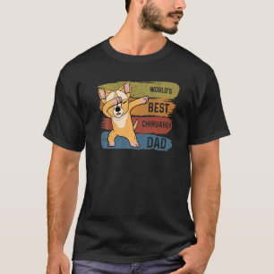 Camiseta Mejor Dabbing Chihuahua Dad Dab Para Niños Hombres