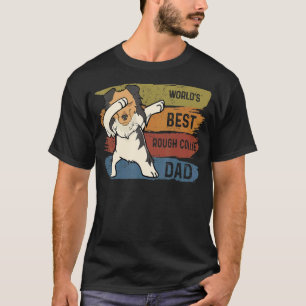 Camiseta Mejor Dabbing Rough Collie Dad Dab Para Niños Homb