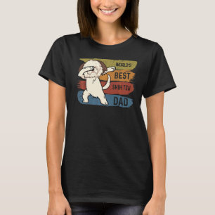 Camiseta Mejor Dabbing Shih Tzu Dad Dab Para Niños Hombres