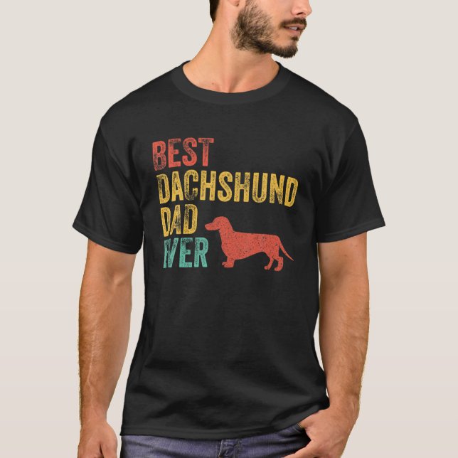 Camiseta Mejor Dachshund Papá Nunca Papi Perro Lover Owne (Anverso)
