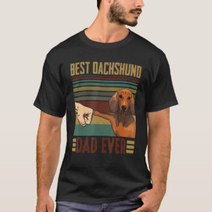 Camiseta Mejor Dachshund Papá Perro Hombres Padres D