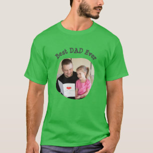 Camiseta Mejor DAD alguna vez subir tu foto de la familia c