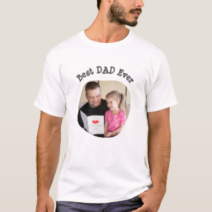 Camiseta Mejor DAD alguna vez subir tu foto de la familia c