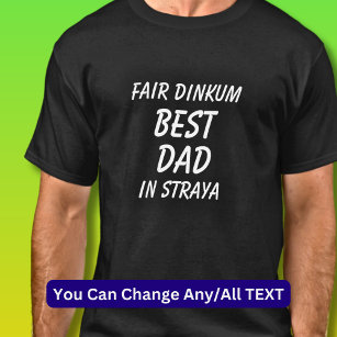 Camiseta Mejor DAD de Dinkum en Straya (Australia)