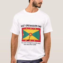 Camiseta MEJOR DAD GRENADIENSE Fuerte valiente Personalizad