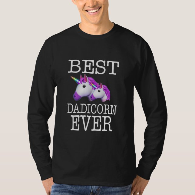 Camiseta Mejor Dadicornio de Unicornio (Anverso)