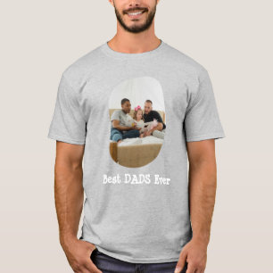 Camiseta Mejor DADS siempre LGBTQ sube tu foto familiar