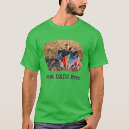 Camiseta Mejor DADS siempre LGBTQ subir tu foto horizontal