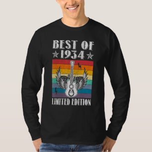 Camiseta Mejor De 1934 88º Cumpleaños 88 Años