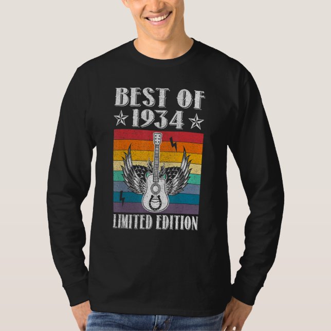 Camiseta Mejor De 1934 88º Cumpleaños 88 Años (Anverso)