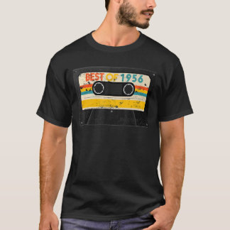 Camiseta Mejor De 1956 67ª Cinta De Cassette De Cumpleaños