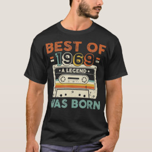 Camiseta Mejor De 1969, Cinta De Cassette Vintage De 52 Año