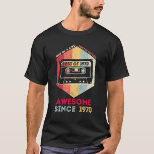 Camiseta Mejor De 1970 52º cumpleaños 52 años