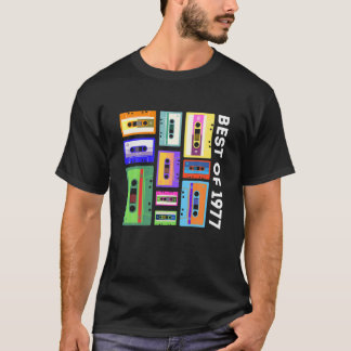 Camiseta Mejor De 1977 Cinta De Cassette 80S 90S Cinta De M