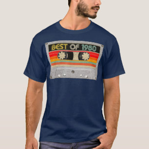 Camiseta Mejor De 1980 41ª Cinta De Regalos De Cumpleaños