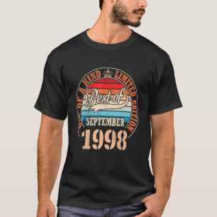 Camiseta Mejor De Septiembre De 1998 Una Edición De A Kind 