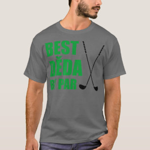 Camiseta Mejor Deda De Par Czech Abupa Golfer Pun 