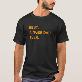 Camiseta Mejor Dedillo Ginger Papá Nunca Cabeza Roja