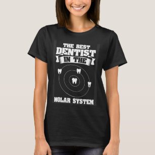 Camiseta Mejor dentista en Ortodoncia de meme dental del si