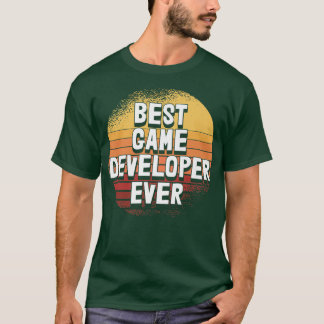 Camiseta Mejor desarrollador de juegos de todos los tiempos