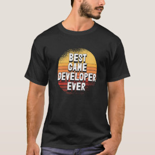Camiseta Mejor desarrollador de juegos Ever Gamer Gaming Ne
